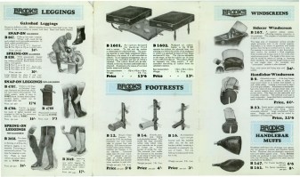 dobové materiály TYPY BROOKS SEDEL
